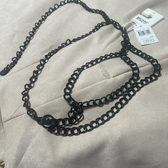 Michael Kors Black Chain belt - Picture 1 of 6